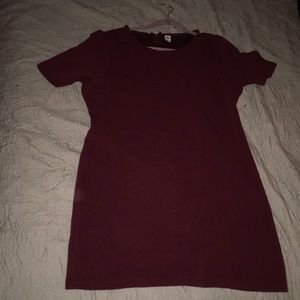 Burgundy Old Navy Dress